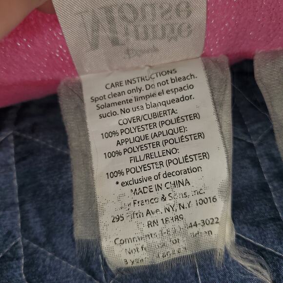 Minnie Mouse 16"x16" 3D Bow Throw Pillow Shimmer Pink Room Decor - Picture 4 of 4